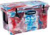 Frosted Frog 45QT Cooler - Red, White, & Blue Camo