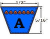 A110 JASON Belt, UniMatch Classical Multi-Plus V-Belt